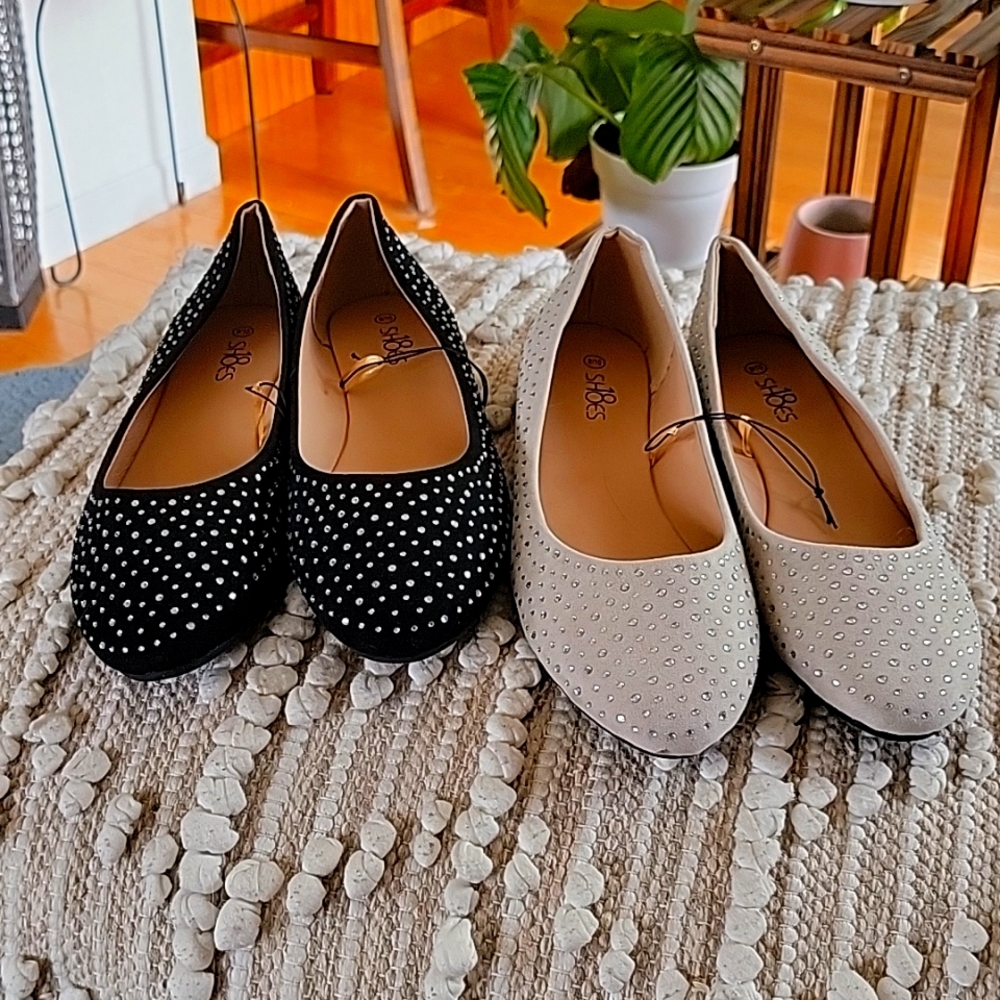Rhinestone flats